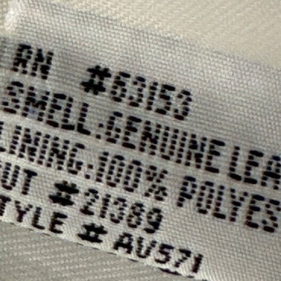 White jacket made of real leather - Picture 5 of 7